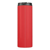 Gepersonaliseerd Initiaal Monogram Modern Eenvoudi Thermosbeker (Achterkant)