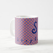 Gepersonaliseerd Initiaal voornaam Koffiemok (Voorkant links)