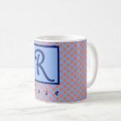 Gepersonaliseerd Initiaal voornaam Koffiemok (Voorkant rechts)