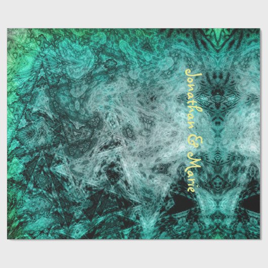 Gepersonaliseerd inpakpapier met abstract ontwerp (Vlak)