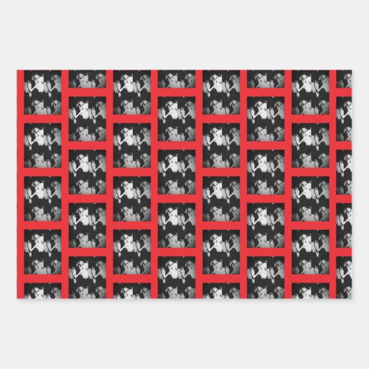 Gepersonaliseerd inpakpapier - Set van 3 (Voorkant)