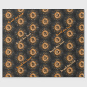 Gepersonaliseerd inpakpapier voor handelaren, Bitc (Vlak)