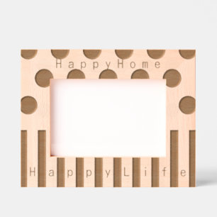 Gepersonaliseerd Inspirerend geometrisch ontwerp Gegraveerde Lijstjes