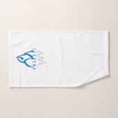 Gepersonaliseerd Inspirerend Iceberg Art Blue Bad Handdoek (Handdoek)