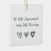 Gepersonaliseerd Inspirerend Quote Keramisch Ornam Ornament (Rechts)