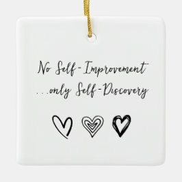 Gepersonaliseerd Inspirerend Quote Keramisch Ornam Ornament