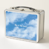 Gepersonaliseerd Inspirerend witte wolken op Blue  (Voorkant)