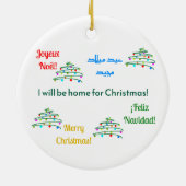 Gepersonaliseerd Internationaal Ornament voor Vrol (Achterkant)