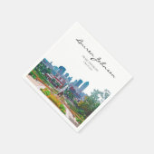 Gepersonaliseerd Iowa Afstuderen Napkins Servet (Hoek)