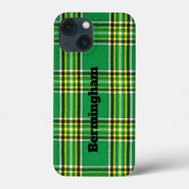 Gepersonaliseerd iPhone Groen speldenontwerp Case-Mate iPhone Case
