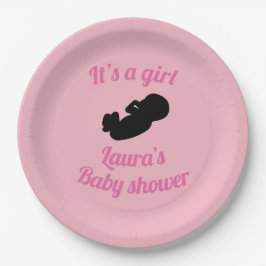 Gepersonaliseerd is het een bord van het baby show