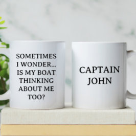 Gepersonaliseerd is mijn bootdenken | Grappige var Koffiemok