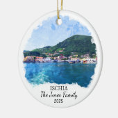 Gepersonaliseerd Ischia Ornament, Italië Keramisch Ornament (Links)