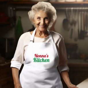 Gepersonaliseerd Italiaans familielid nonna Standaard Schort