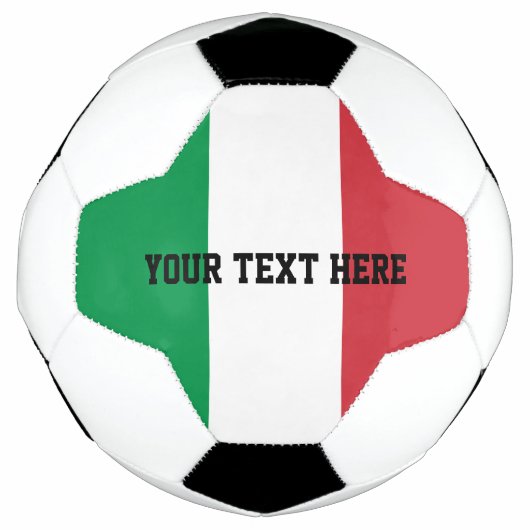 Gepersonaliseerd Italiaans voetbal cadeauidee (Voorkant)