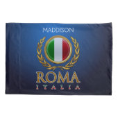 Gepersonaliseerd Italiaanse vlag Kussensloop (Achterkant)