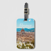 Gepersonaliseerd Italië Florence Fotografie Bagagelabel (Voorkant (verticaal))