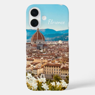Gepersonaliseerd Italië Florence Fotografie iPhone 16 Hoesje