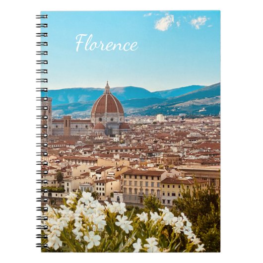 Gepersonaliseerd Italië Florence Fotografie Notitieboek (Voorkant)
