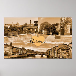 Gepersonaliseerd Italië Florence Fotografie Poster
