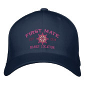 Gepersonaliseerd JAAR en Namen First Mate Wheel Pet (Voorkant)