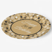 Gepersonaliseerd Jaar Verjaardag Papieren Bordje (Gekanteld)