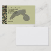 Gepersonaliseerd jachtthema Camo Visitekaartje (Voorkant / Achterkant)