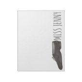 Gepersonaliseerd Jazz Shoe Dance Notitieblok voor (Linkerzijde)