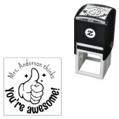 Gepersonaliseerd Je bent Geweldige Duimen Omhoog Zelfinktende Stempel (In situ)