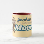 Gepersonaliseerd Je bent mijn beste zet Mok (Midden)