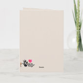 gepersonaliseerd je bent niet zo oud als het stof kaart (Achterkant)