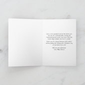 Gepersonaliseerd Je bent Spe-Shell, Schattigee Moe Feestdagen Kaart (Binnen)