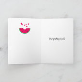 Gepersonaliseerd, je bent uniek valentine kaart (Binnen)