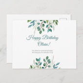 Gepersonaliseerd - Je verdient alles gelukkig Briefkaart (Voorkant / Achterkant)