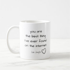 Gepersonaliseerd Jij bent het beste dat er op inte Koffiemok