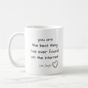 Gepersonaliseerd Jij bent het beste dat er op inte Koffiemok
