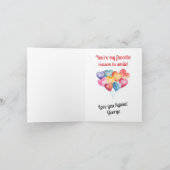 Gepersonaliseerd Jij bent mijn favoriete reden om  Kaart (Binnen)