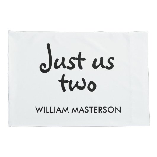 Gepersonaliseerd Jij en ik, alleen wij twee Kussensloop (Achterkant-Rechts)