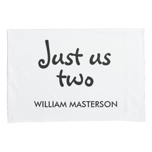 Gepersonaliseerd Jij en ik, alleen wij twee Kussensloop (Voorkant-Rechts)