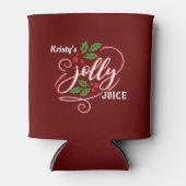 Gepersonaliseerd Jolly Juice Christmas Cheer Bier Blikjeskoeler (Voorkant)