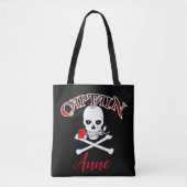 Gepersonaliseerd Jolly Roger (Roos) Tas (Voorkant)