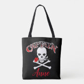 Gepersonaliseerd Jolly Roger (Roos) Tas (Achterkant)