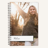 Gepersonaliseerd journaal met foto notitieboek (Voorkant)