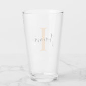 Gepersonaliseerd Jouw naam, aangepaste naam, Birth Glas (Achterkant)