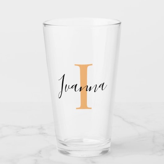 Gepersonaliseerd Jouw naam, aangepaste naam, Birth Glas (Voorkant)