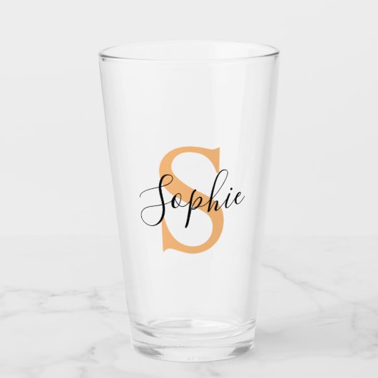 Gepersonaliseerd Jouw naam, aangepaste naam, Birth Glas (Voorkant)