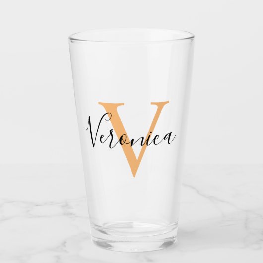 Gepersonaliseerd Jouw naam, aangepaste naam, Birth Glas (Voorkant)
