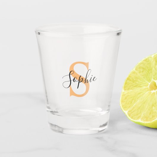 Gepersonaliseerd Jouw naam, aangepaste naam, Birth Shot Glas (Voorkant)