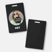 Gepersonaliseerd Jouw tekst Monogram Uw Afbeelding Badge (Voor- en achterkant)