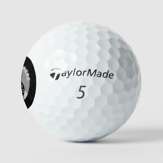 Gepersonaliseerd Jouw tekst Monogram Uw Afbeelding Golfballen (Logo)